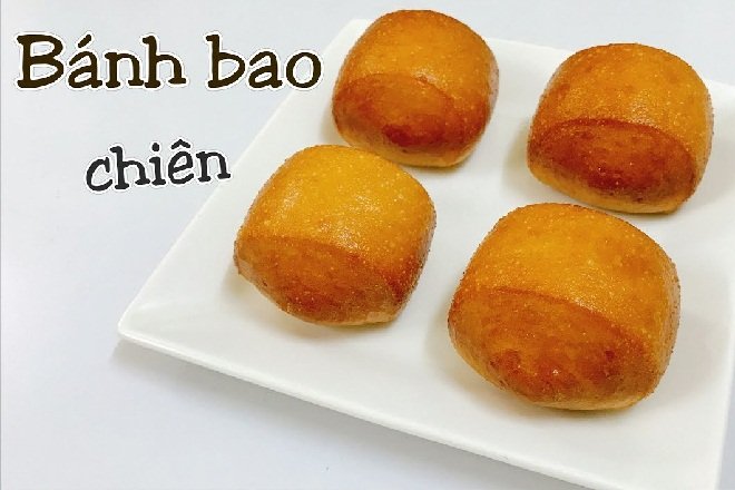 bánh bao sữa chiên