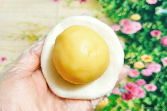 bọc vỏ bánh bao nhân đậu xanh