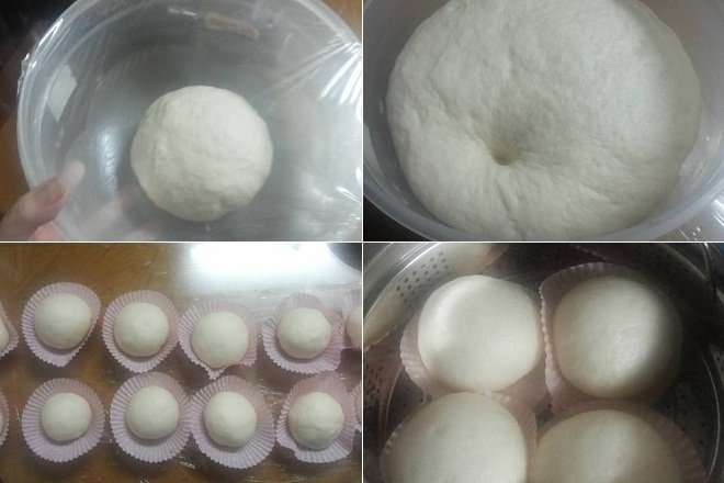cách làm bánh bao sữa nhân dừa