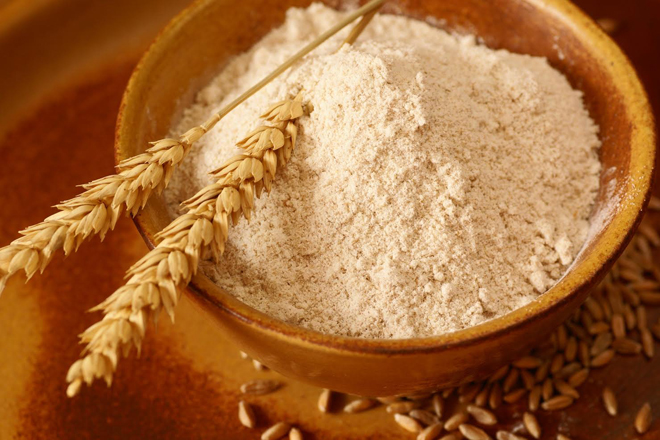 chuẩn bị bột mì