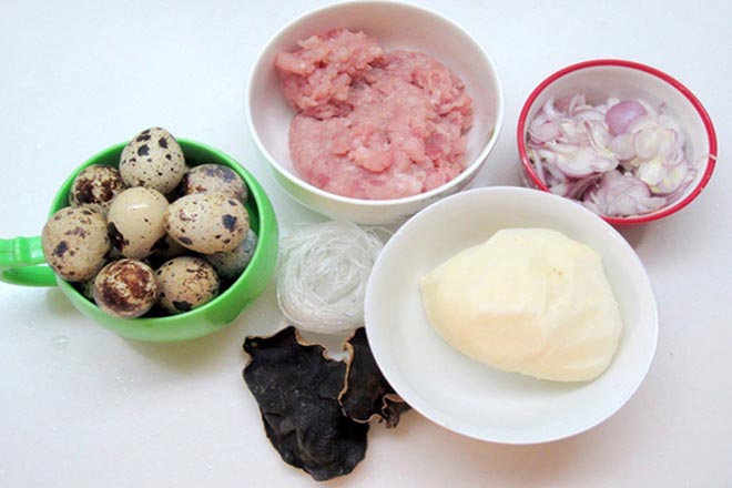chuẩn bị nguyên liệu