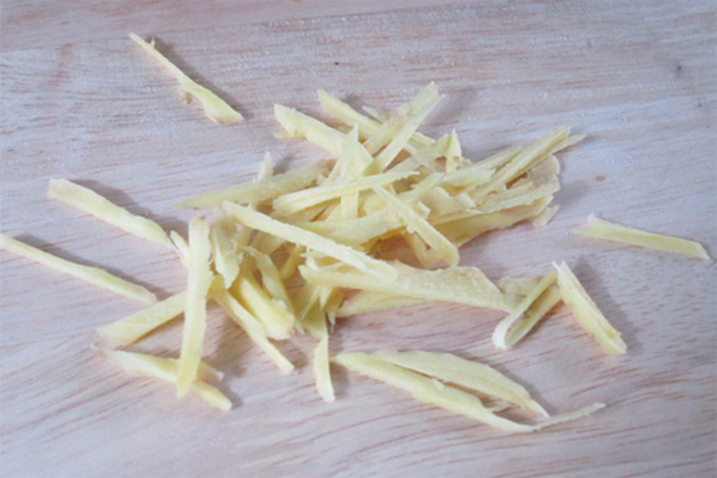 gừng thái sợi
