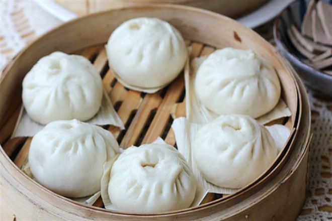 hấp bánh bao