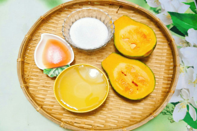 nguyên liệu làm mứt bí đỏ