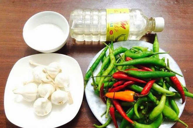 nguyên liệu làm nước sốt chua ngọt