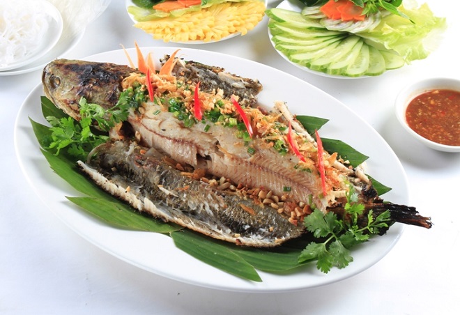 cá hấp bía