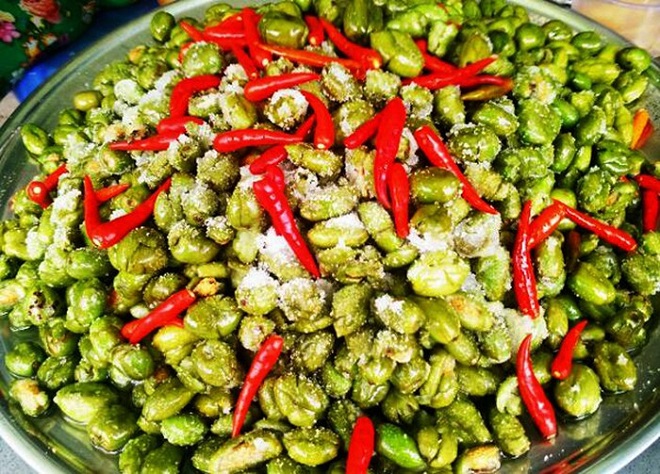 cà na ngâm muối ớt