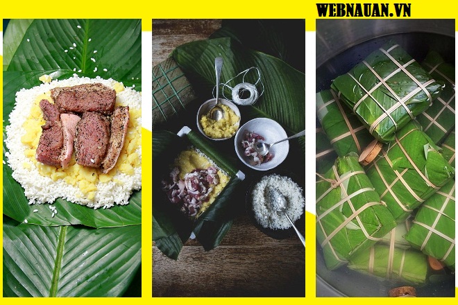 cách gói bánh chưng ngày tết