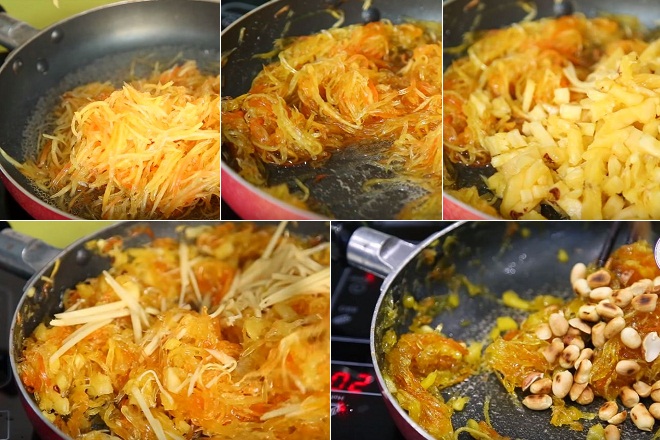 cách làm mứt gừng đu đủ dẻo vị thơm