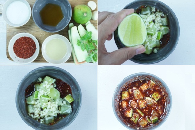 cách làm nước mắm chấm chua cay vị húng lủi
