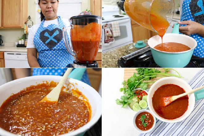 cách làm nước sốt chay chấm ăn với lẩu Thái