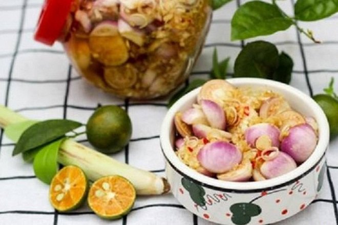cách muối cà pháo sả tắc chua ngọt