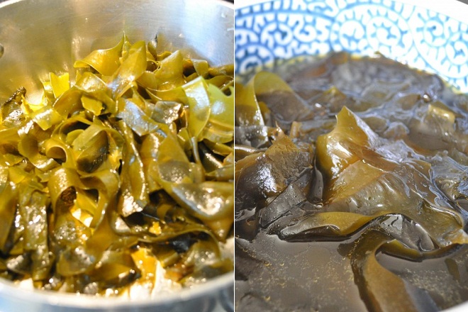 cách nấu canh rong biển chay