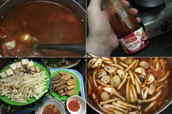 cách nấu nước lẩu thái chay