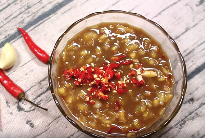 chén mắm nêm pha sẵn