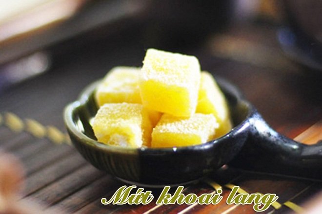 chén mứt khoai lang vàng