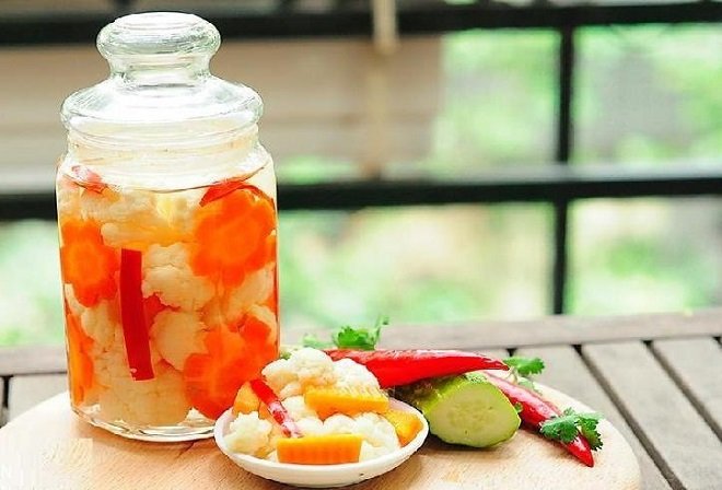 dưa món chay chua ngọt