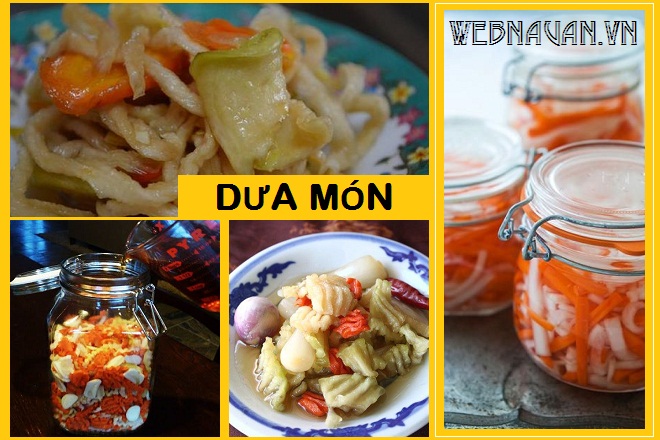 dưa món ngày tết