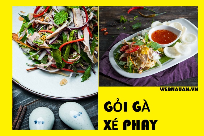 gỏi gà xé phay