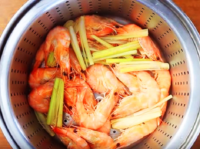 hấp tôm