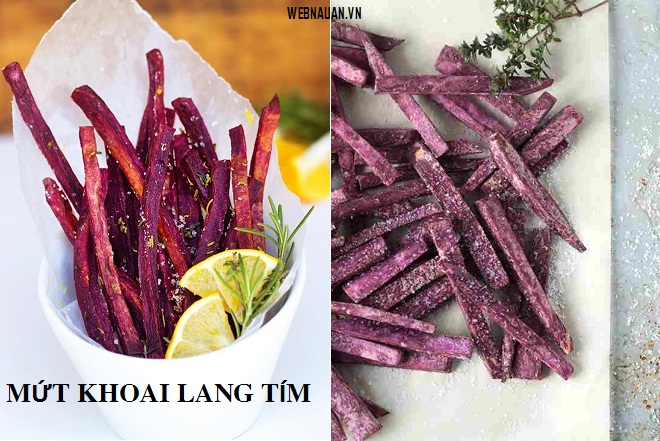 mứt khoai lang tím