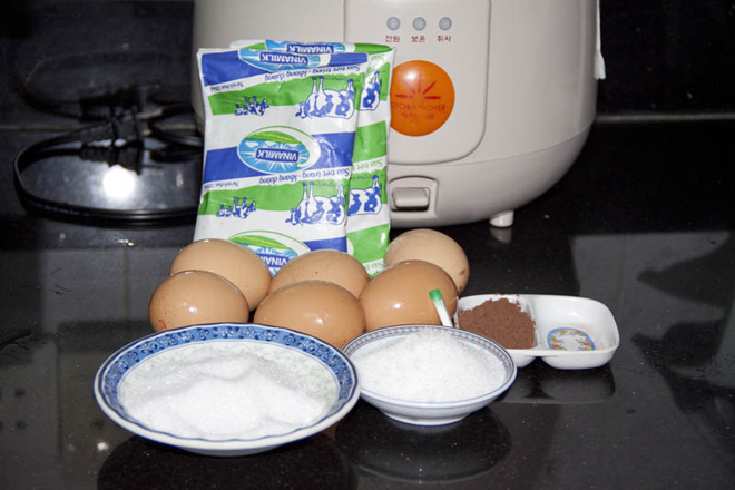 nguyên liệu làm bánh flan trứng sữa