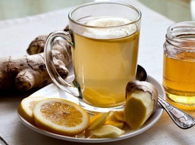 nước chanh gừng mật ong