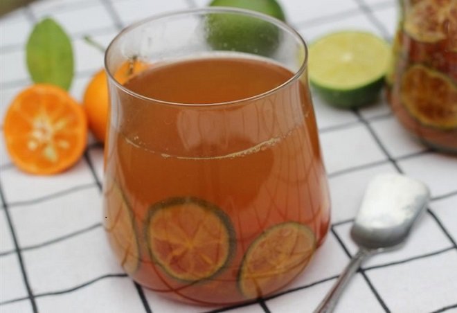 nước trà quất