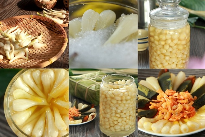 phơi nắng và ủ kiệu
