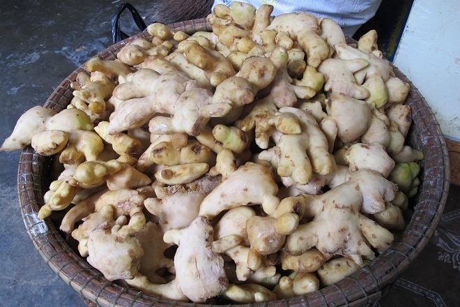 rổ củ gừng