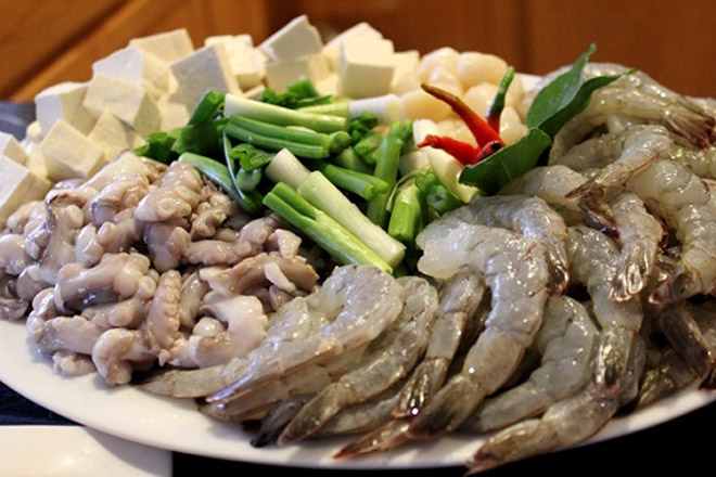sơ chế hải sản