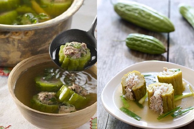tô canh khổ qua nhồi thịt