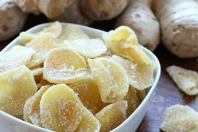 tô mứt gừng khô