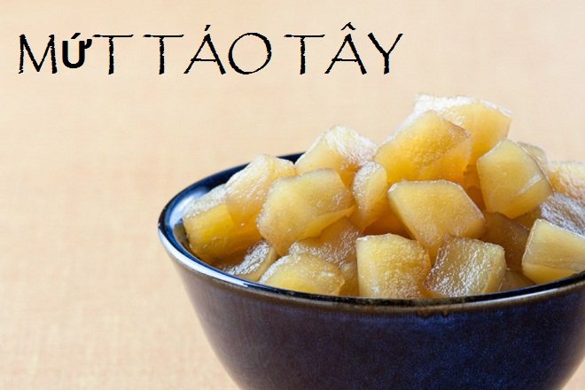 tô mứt táo dẻo vị bơ