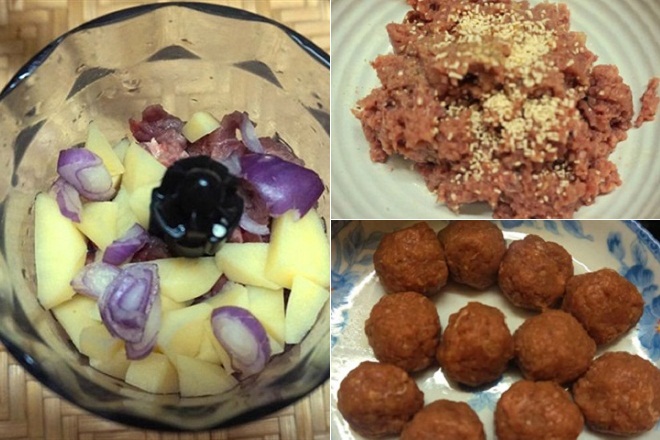 cách làm bò viên