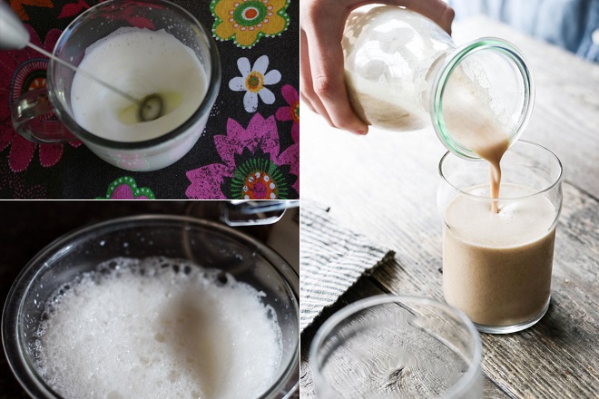 cách làm bọt sữa milk foam