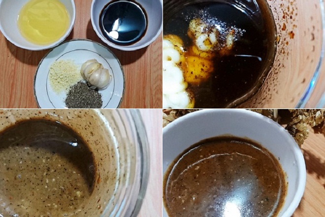 cách làm nước sốt tiêu đen chấm thịt nướng