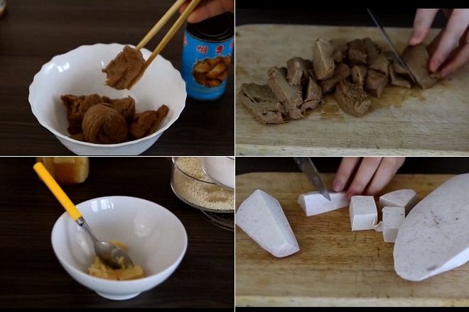 nguyên liệu nấu vịt nấu chao chay