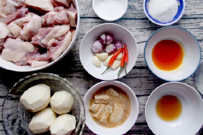nguyên liệu nấu vịt nấu chao