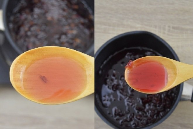nước hoa hồng sau khi nấu