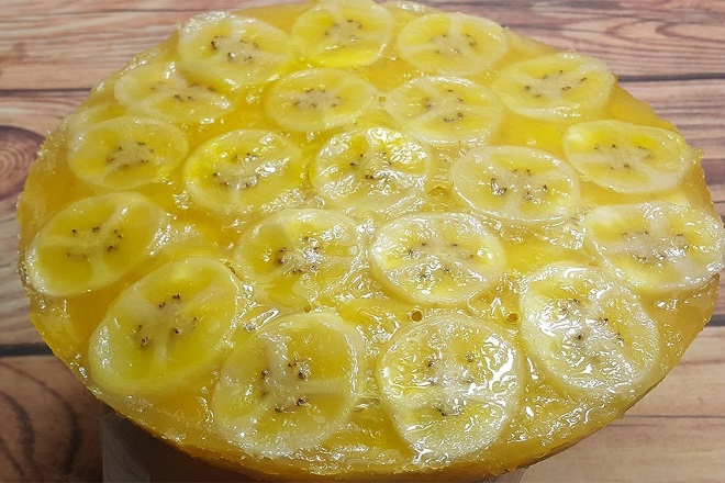 bánh chuối hấp đường thốt nốt