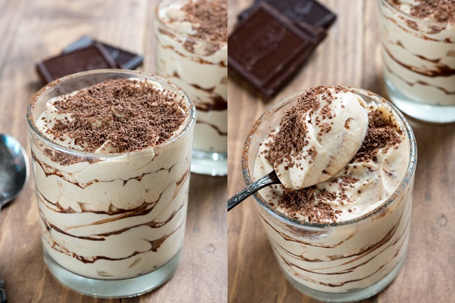 bánh mousse tiramisu