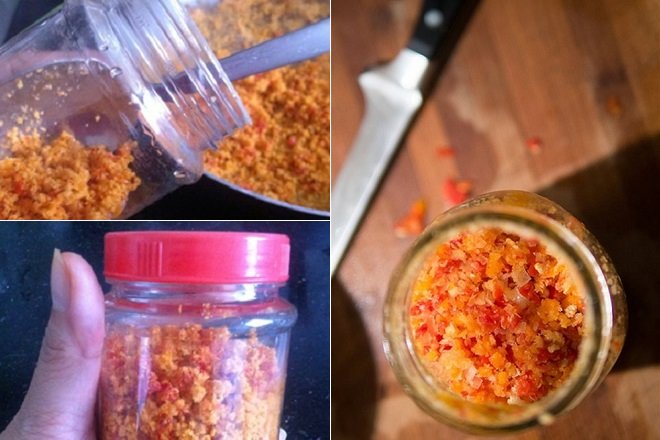 cách bảo quản muối ớt tự làm