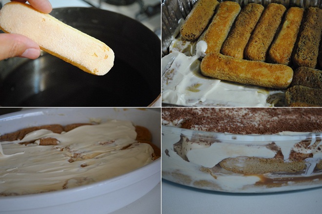 cách làm bánh tiramisu không cần rượu rum