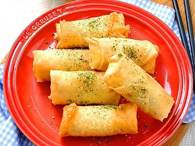 cách làm chả giò chay từ khoai lang và phô mai ngon ngây ngất