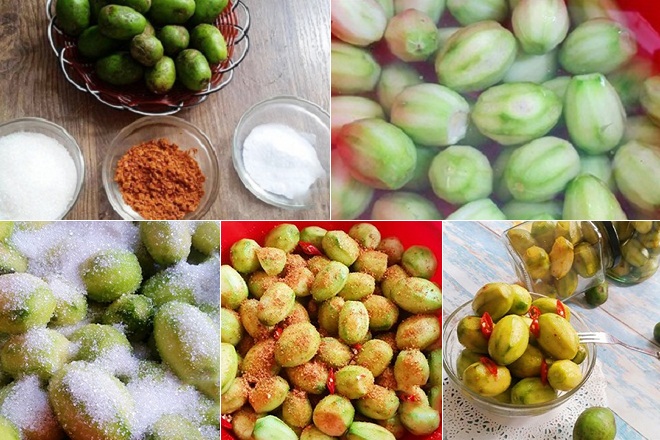 cách làm cóc dầm muối ớt