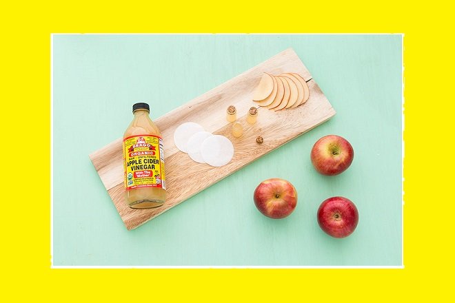 cách làm toner giấm táo trắng da