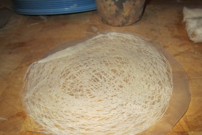 khoanh bánh tráng rế