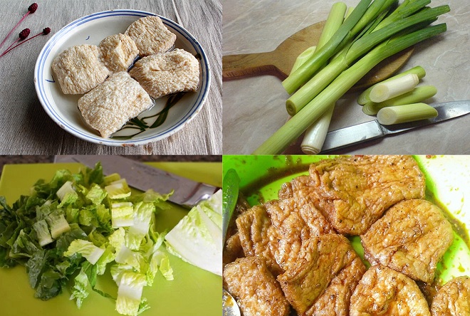 một số công đoạn trong sơ chế sườn non chay