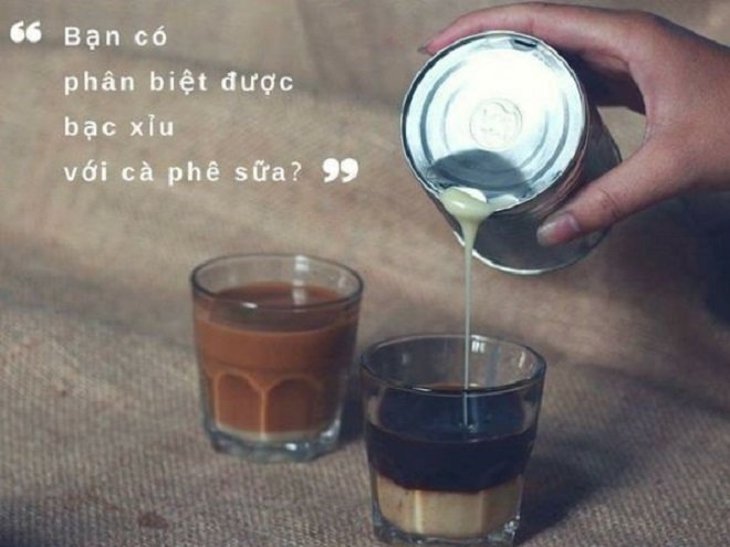 phân biệt cafe sữa với bạc xỉu - amico coffee